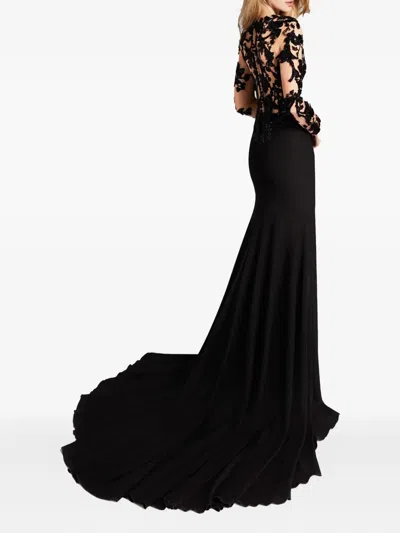 Pronovias Party Edit Lace-embellished Split Gown