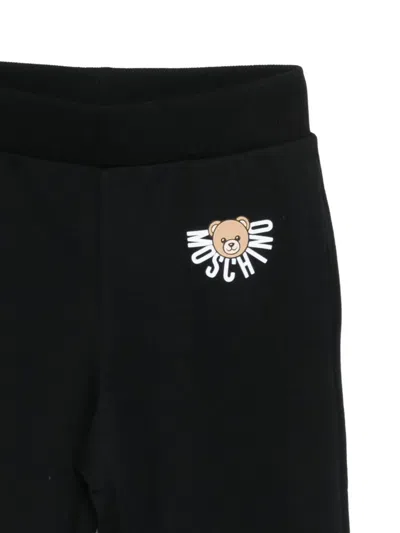 Moschino Teddy-print Tracksuit Set In Black