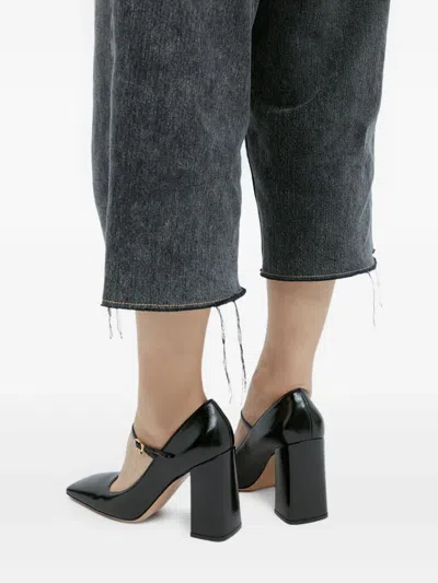 Gianvito Rossi Freeda Leather Heels