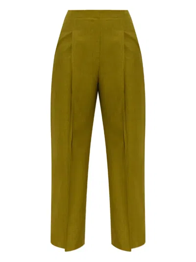 Theory Deep Plt Pant.city T Clothing In Green