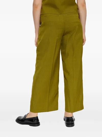 Theory Deep Plt Pant.city T Clothing In Green