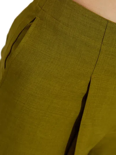 Theory Deep Plt Pant.city T Clothing In Green