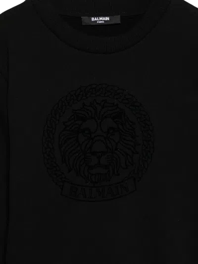 Balmain Sweater  Kids Color Black In Black