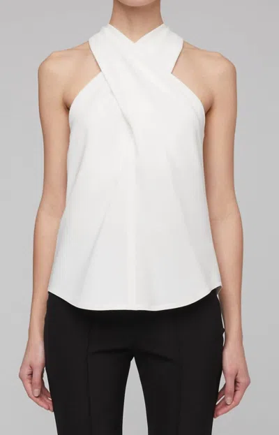 A.l.c Quinn Halter Top In White In White