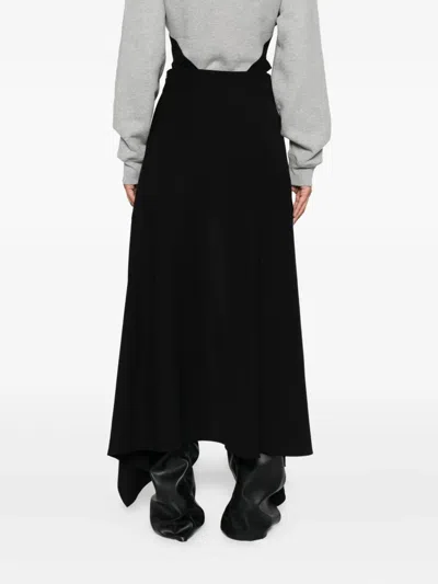 Mugler Asymmetric High-low Skirt