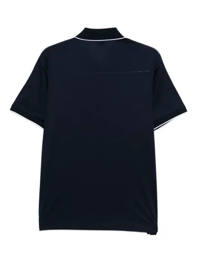 Paul & Shark Short-sleeve Polo Shirt In Blue