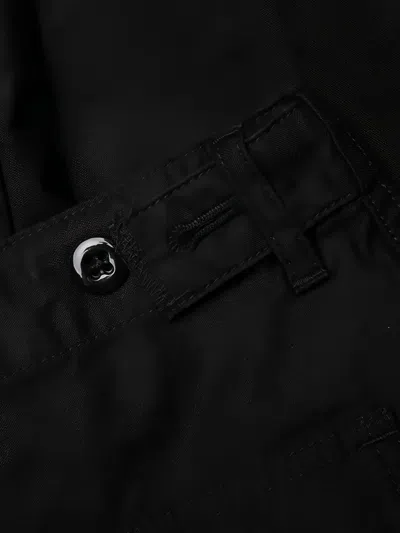Needles Drawstring Cargo Trousers In Black