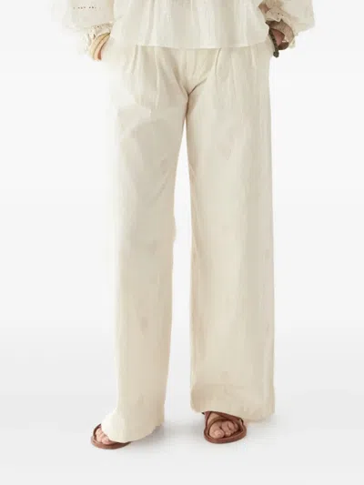 Maison Hotel Lolo Cotton Trousers In White