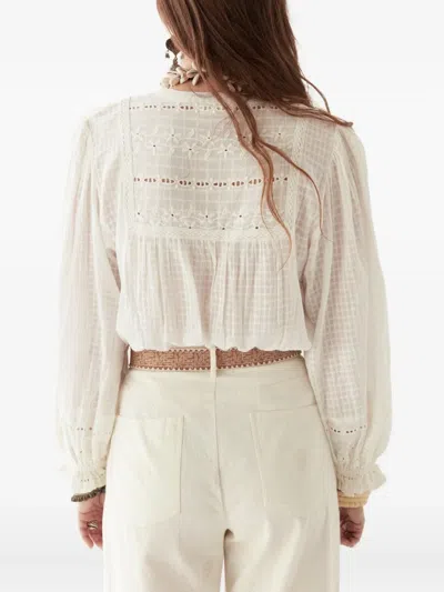 Maison Hotel Lolo Cotton Trousers In White