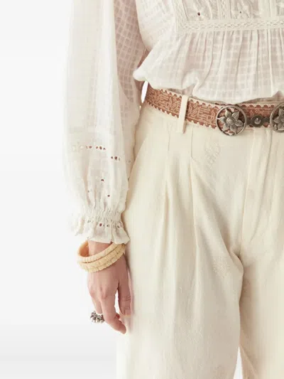 Maison Hotel Lolo Cotton Trousers In White