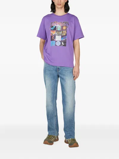 Rassvet Crew-neck Printed T-shirt In Purple