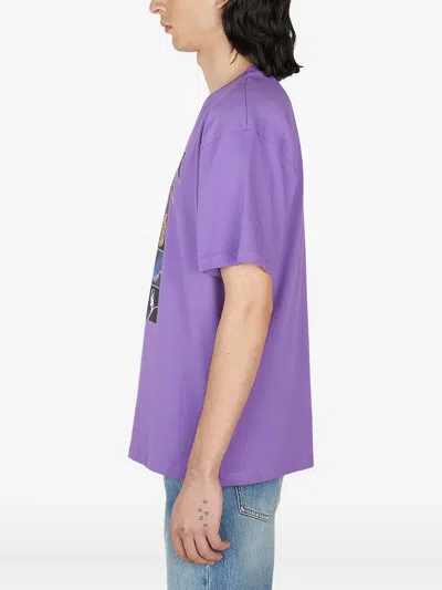 Rassvet Crew-neck Printed T-shirt In Purple