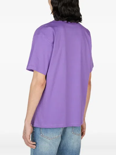 Rassvet Crew-neck Printed T-shirt In Purple