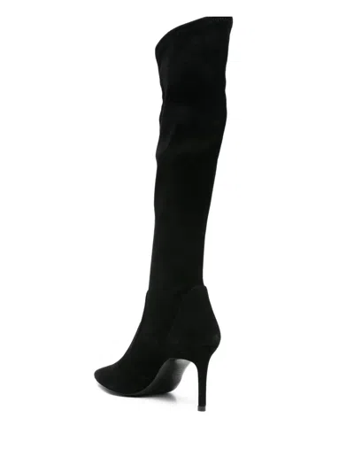 Stuart Weitzman 80mm Pointed-toe Stretch-knit Boots