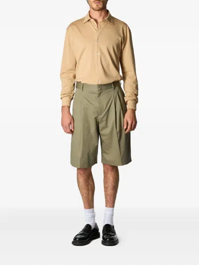 Roberto Collina Long-sleeve Button-up Shirt In Brown