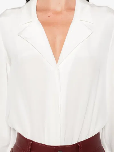Roland Mouret Long-sleeve Bodysuit In White