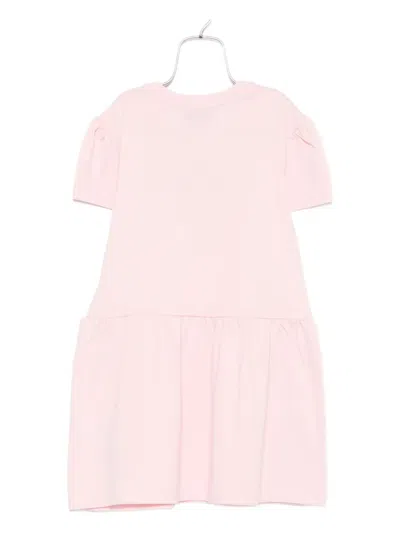 Moschino Kids Printed Dress In Pink