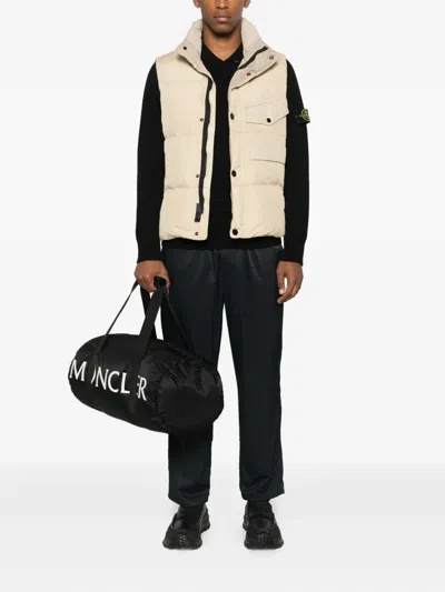 Stone Island Down Vest In Lightweight Nylon Reps Jackets Beige