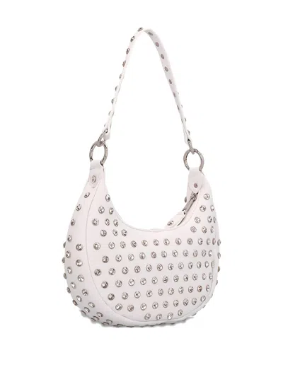Retroféte Maybelle Crystal-embellished Shoulder Bag In White