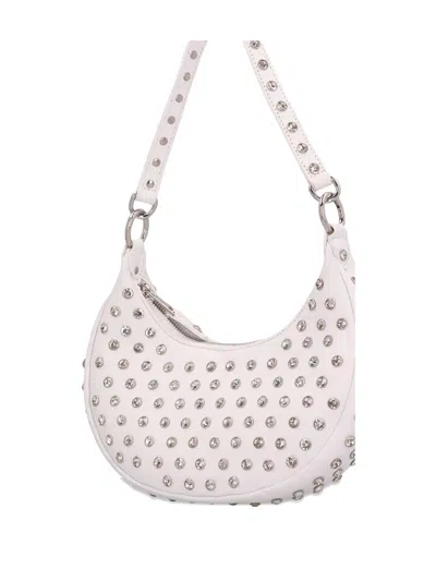 Retroféte Maybelle Crystal-embellished Shoulder Bag In White