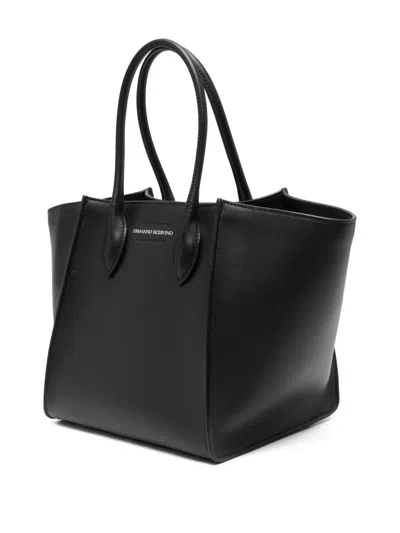 Ermanno Scervino Maggie Turn-lock Leather Tote Bag