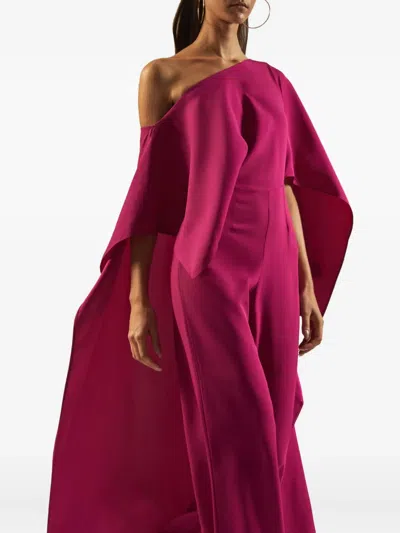 Taller Marmo Jerry One-shoulder Cape Jumpsuit