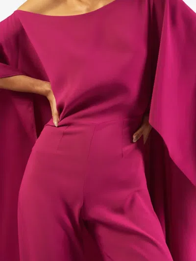Taller Marmo Jerry One-shoulder Cape Jumpsuit