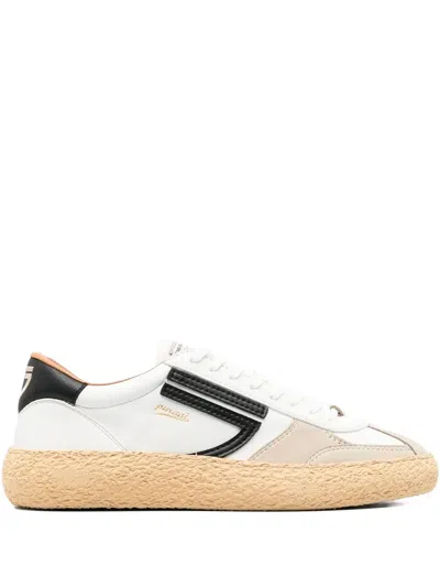 Puraai Cloud Dancer Leather Sneakers