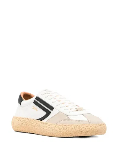 Puraai Cloud Dancer Leather Sneakers