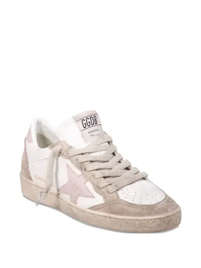 Golden Goose Ballstar Nappa Upper Suede Toe And Spur Leather Star And Heel In Brown