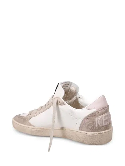 Golden Goose Ballstar Nappa Upper Suede Toe And Spur Leather Star And Heel In Brown