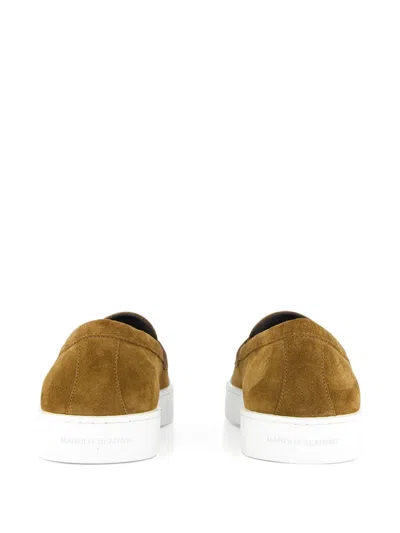 Manolo Blahnik Penny-suede Loafers