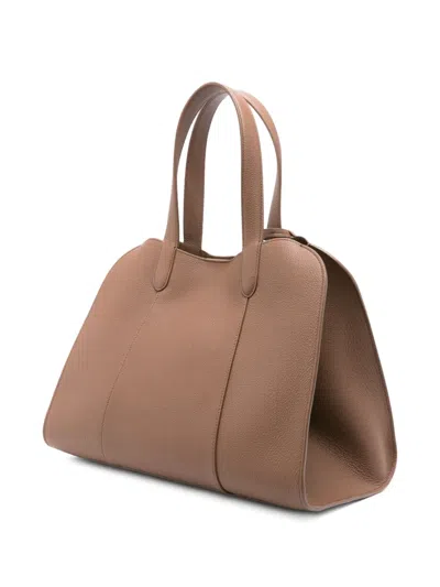 Giorgio Armani Grained Leather Tote Bag