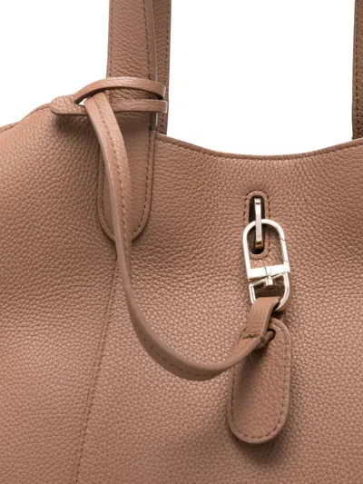 Giorgio Armani Grained Leather Tote Bag