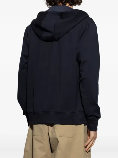 Paul Smith Zip-up Hoodie In Blue