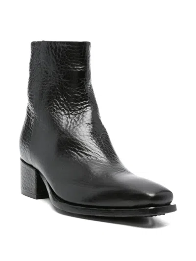 King Tartufoli 50mm Leather Zipped Boots