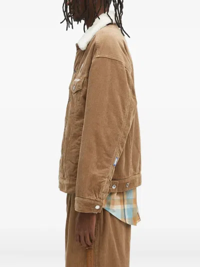 Aape By A Bathing Ape Corduroy Jacket In Brown