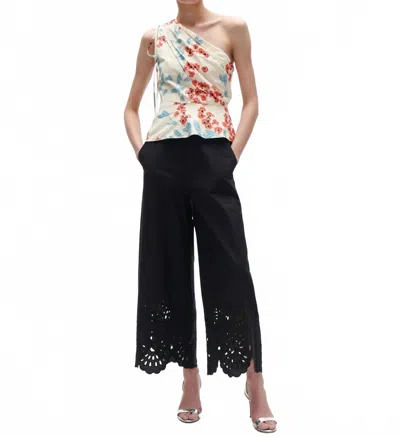 Figue Blythe Top In Wispy Floral Cream In Multi