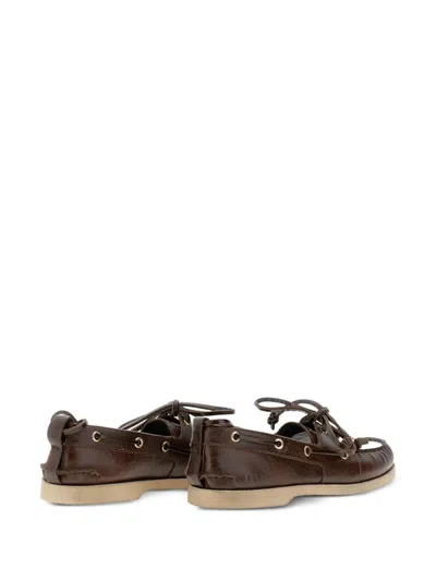 Golden Goose Leather Lace-up Loafers