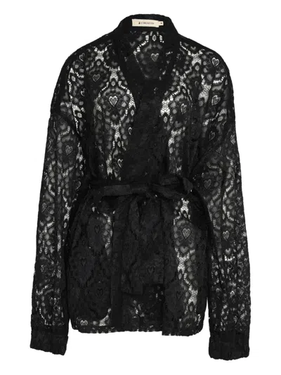 Lethicia Bronstein Lace Belted Jacket