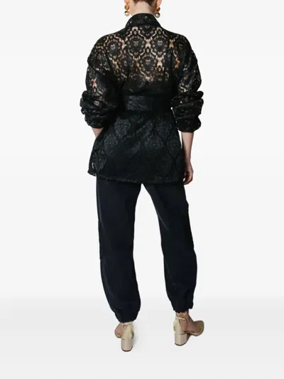 Lethicia Bronstein Lace Belted Jacket