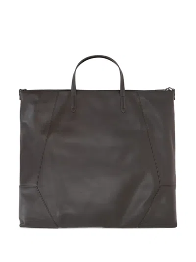 Brunello Cucinelli Large Duo Leather Panelled Tote Bag