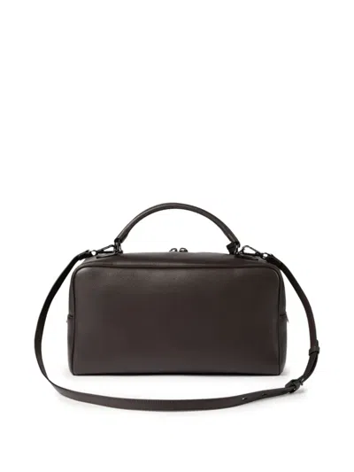 Brunello Cucinelli Medium Handbag Boston Explorer Style In Brown