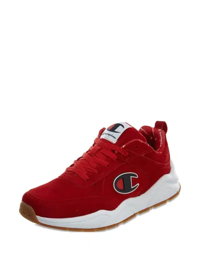 Champion 93 Eighteen Big C "scarlet" Sneakers In Red