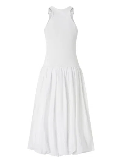Pinko Robe Boule Mi-longue In White