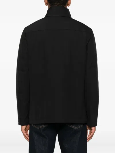 Fay Toggle-fastening Flap-pocket Jacket In Black