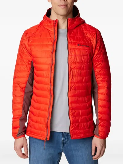 Columbia Quilted Padded Jacket In Red