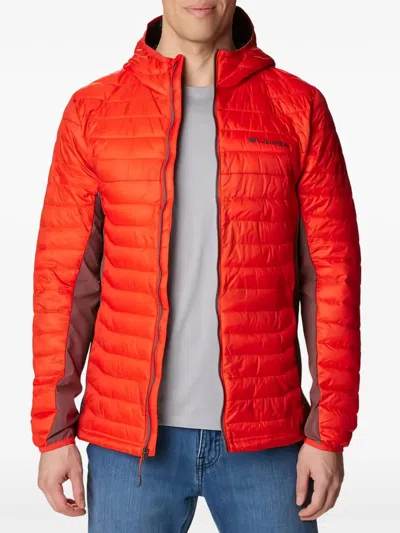 Columbia Quilted Padded Jacket In Red