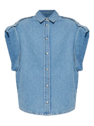 Iro Wide Shoulder Denim Jacket