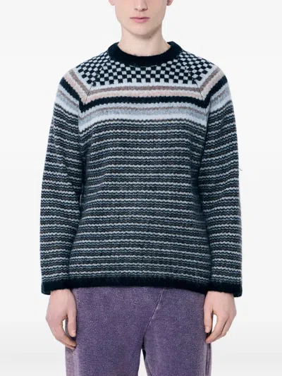 Nomarythm Textile Crew-neck Sweater